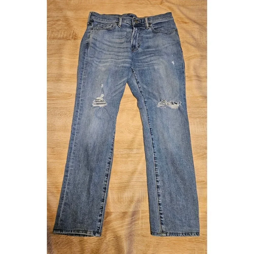 Abercrombie Fitch Mens Jeans Size 32 X 27 Stretch Rustin Athletic Skinny Light